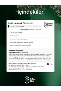 Ingiliz Karbonatı (SODYUM BİKARBONAT) Tüketilebilir 1kg ürün fotoğrafı