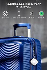 Akıllı Bluetooth Takip Cihazı Find My Mobil Uygulamalı Konum, Eşya Bulucu Tag X6601 ürün fotoğrafı