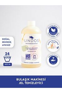 Doğal Bulaşık Makinesi Deterjanı %100 Bitkisel Güçlü 24 Yıkama Ekonomik Konsantre 600 ml ürün fotoğrafı