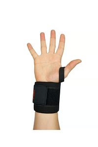 Pro Wrist Wraps Siyah Kırmızı 2'li Paket ürün fotoğrafı