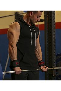 Pro Wrist Wraps Siyah Kırmızı 2'li Paket ürün fotoğrafı