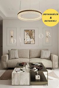 Boyanabilir Dekoratif Hazır Kesimli Duvar Çıtası ürün fotoğrafı