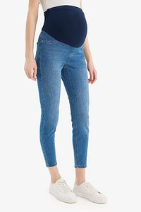 Skinny Fit Yırtık Detaylı Yüksek Bel Düz Paça Uzun Hamile Pantolon X2068AZ24SP ürün fotoğrafı