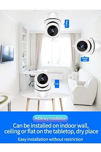 Kablosuz Ip Wifi 360 Bebek Izleme Güvenlik Ip Kamera 4g Uyumlu ürün fotoğrafı