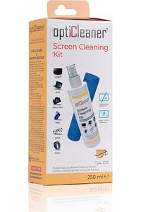 Ekran Temizleme Seti 250 ml (MİKROFİBER BEZ HEDİYE) Laptop, Tablet, Tv, Telefon, Gözlük, Kamera ürün fotoğrafı