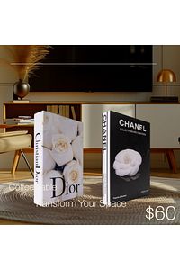 Dior&chanel Dekoratif Kitap Kutusu Set ürün fotoğrafı