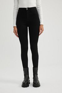 Jegging Yüksek Bel Bilek Boy Dar Paça Basic Düz Jean Pantolon B7498ax24sp ürün fotoğrafı