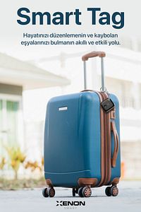 Airtag Akıllı Bluetooth Takip Cihazı Apple Find My App Ile Konum, Eşya Bulucu Siyah Tag X6602 ürün fotoğrafı
