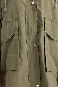 Su Geçirmez Regular Fit Kapüşonlu Ince Parka A8988ax24sp ürün fotoğrafı