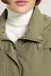 Su Geçirmez Regular Fit Kapüşonlu Ince Parka A8988ax24sp ürün fotoğrafı