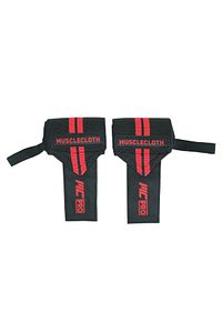 Pro Wrist Wraps Siyah Kırmızı 2'li Paket ürün fotoğrafı