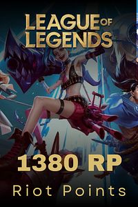 League Of Legends 1380 Rp Riot Points ürün fotoğrafı
