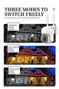 1080p 4k Ip Kamera Wifi Speed Dome Ptz 2mp Dış Mekan Ip-30 Ev Ofis Bebek Kamera Akıllı Ip Kamera ürün fotoğrafı