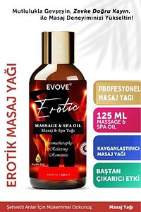 Etkili Erotk Masaj Yağı Aromaterapi Masaj Yağı Kayganlaştırıcı 125 ml ürün fotoğrafı