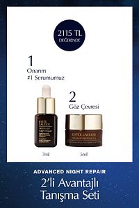Seyahat Boy Cilt Bakım Seti - Advanced Night Repair Onarıcı Serum 7ml Jel Göz Kremi 5ml ürün fotoğrafı