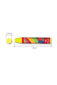 Pastel Boya 12 Renk 11.5 Mm Kalınlık Canlı Ve Örtücü Renkler Isıya Dayanıklı ürün fotoğrafı