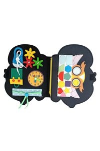 Montessori Keçe Eğitim Çantası Busy Board- Fil Desenli ürün fotoğrafı