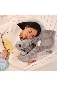 Uyku Arkadaşım Fil - Büyük Yumuşak Peluş Fil 90 Cm ürün fotoğrafı