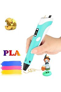 3d Pen 3 Boyutlu Yazıcı Kalem 3 Renk X 3 Metre Filament 3d Printing Pen ürün fotoğrafı