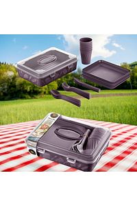 Osita Home Piknik Seti 32 Parça Mürdüm ürün fotoğrafı