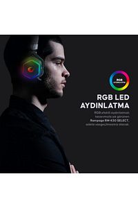 Rm-k50 Select Siyah Usb 7.1 Rgb Ledli Gaming Oyuncu Mikrofonlu ürün fotoğrafı