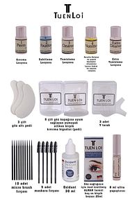 Kirpik Lifting Seti Kaş Laminasyonu Seti ((ALMAN FORMÜL) Boyalı Set ürün fotoğrafı