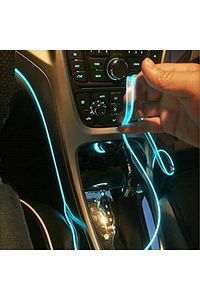 Araç Içi Aydınlatma Ip Şerit Torpido Led Ip Neon Dekoratif Buz Mavisi 2 Metre ürün fotoğrafı