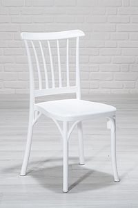 4 Adet Violet Beyaz Sandalye / Balkon-bahçe-mutfak ürün fotoğrafı