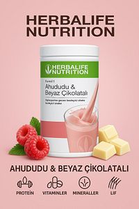Formül 1 Ahududu ve Beyaz Çikolatalı Shake Besleyici ve Lezzetli Öğün Alternatifi ürün fotoğrafı