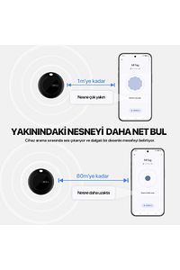 MiLi Mitag Go Android Uyumlu Google Find My Device Lisanslı Akıllı Takip Cihazı ürün fotoğrafı