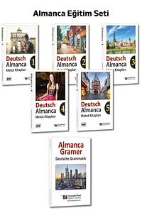 Almanca Eğitim Seti, Almanca Kitap, Kelime Öğrenme Sınav Hazırlık Kitap, Yds Goethe Testdaf Telc Dsh ürün fotoğrafı