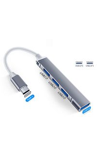Type - C 4 Girişli Usb Çoğaltıcı Type-c To Usb Hub 4 Ports ürün fotoğrafı