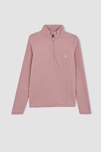 Fit Standart Fit Fermuarlı Yaka Baskılı Polar Sweatshirt A4501ax23wn ürün fotoğrafı