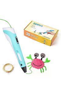 3d Pen 3 Boyutlu Yazıcı Kalem 3 Renk X 3 Metre Filament 3d Printing Pen ürün fotoğrafı