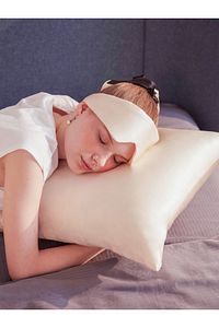 %100 Ipek Yastık Kılıfı Vizon Renk (STANDART 50X70 CM) ürün fotoğrafı