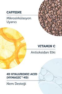 Torbalanma Karşıtı, Aydınlatıcı Kafein Göz Altı Serumu 30 ml (CAFFEİNE 5% VİTAMİN C) ürün fotoğrafı