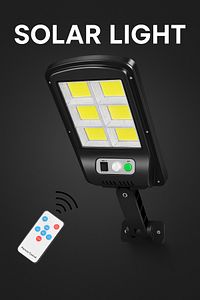 Solar Güneş Enerjili Led Bahçe Aydınlatması 120 Ledli 3 Modlu Hareket Sensörlü Su Geçirmez Lambası ürün fotoğrafı