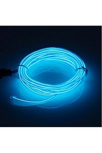 Araç Içi Aydınlatma Ip Şerit Torpido Led Ip Neon Dekoratif Buz Mavisi 2 Metre ürün fotoğrafı