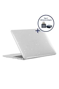 Macbook Air M1 Kılıf 13inç Simli Kristal Parlak (TOUCHID'Lİ M1) A2337 A2179 A1932 Uyumlu (2018-2020) ürün fotoğrafı