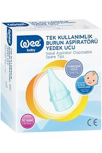 Burun Aspiratörü Nasal Yedek Ucu 10 Adet ürün fotoğrafı