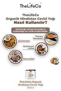 Organik, Soğuk Sıkım Hindistan Cevizi Yağı 250 Ml (vegan) ürün fotoğrafı
