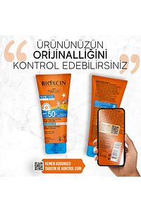 Sun Care Çok Çok Yüksek Korumalı Çocuk Güneş Kremi 50 Spf - % 100 Botanik Aktif 200 ml ürün fotoğrafı
