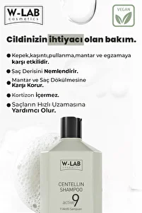 Centellin 9 Aktifli Şampuan 250 ml Egzama, Pullanma, Sedef, Kepek, Kaşıntıya Karşı Etkili ürün fotoğrafı
