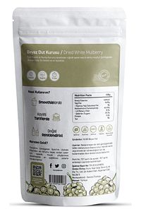 Dut Kurusu - Kuru Dut - Beyaz Dut Kurusu - Kuru Meyve - 150 Gr ürün fotoğrafı