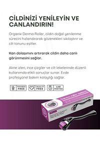 Titanyum Uçlu 540 Iğneli Derma Roller 0.5 Mm Iğne M 0009 Saç Kaş Serum Kullanımına Uygun ürün fotoğrafı