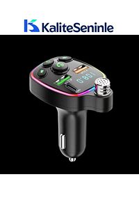 Bluetooth Araç Kiti Araç Fm Transmitter USB Type-C MP3 SD Kart Flash Için Uygun PD Çakmaklık Girişli ürün fotoğrafı