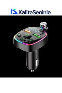 Bluetooth Araç Kiti Araç Fm Transmitter USB Type-C MP3 SD Kart Flash Için Uygun PD Çakmaklık Girişli ürün fotoğrafı