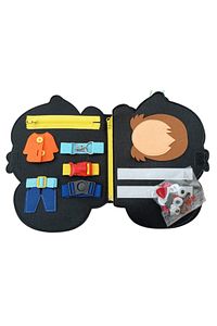 Montessori Keçe Eğitim Çantası Busy Board- Fil Desenli ürün fotoğrafı