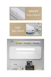 Ct-5249 Martı Ledli Aplik Şarjlı 3 Renk ürün fotoğrafı