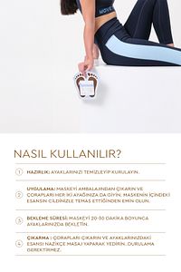 Çorap Tipi Ayak Bakım Maskesi ürün fotoğrafı